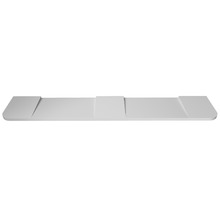 Sensi Matte White Solid Surface Double Washplane